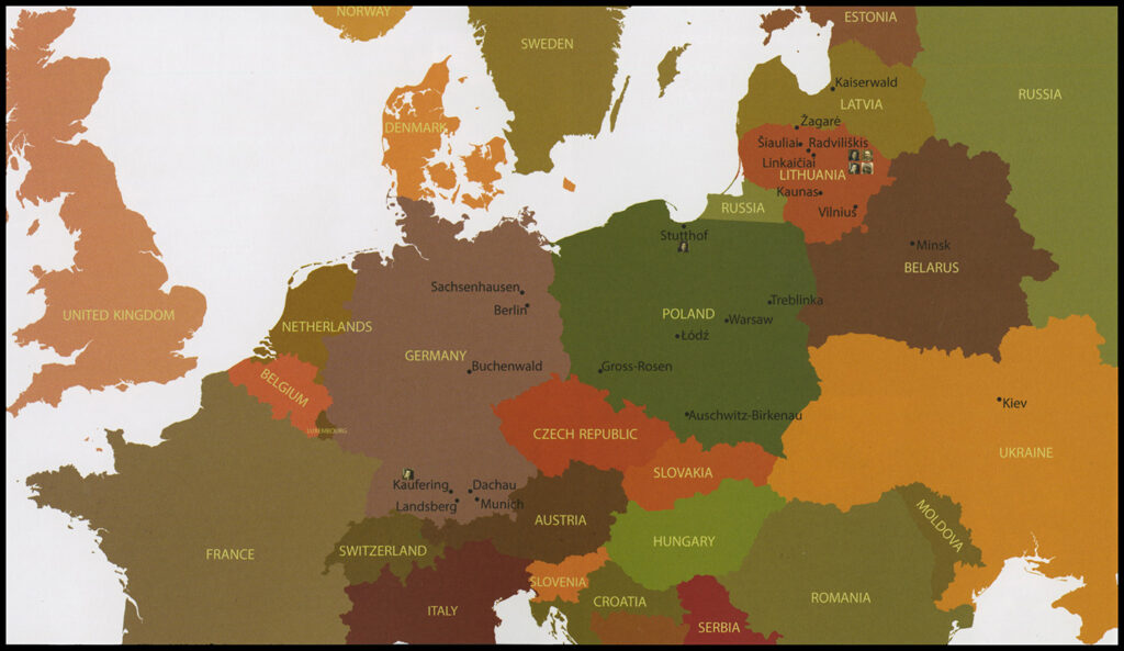 Map of Northern Europe